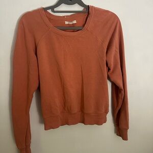 Madewell Terracotta Crewneck Top